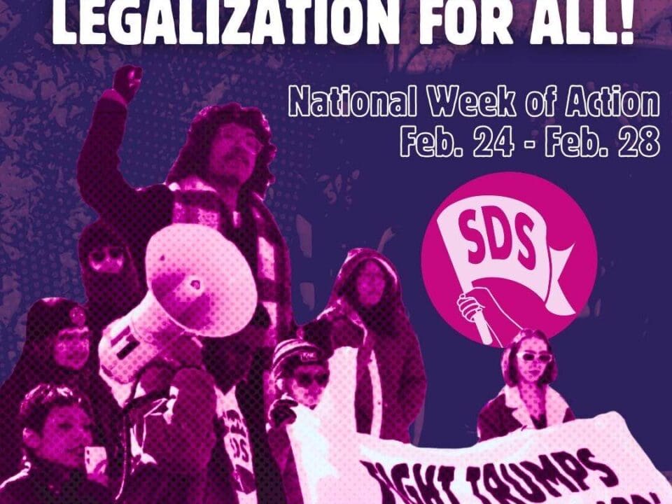 SDS Call for National Week of Action Against ICE