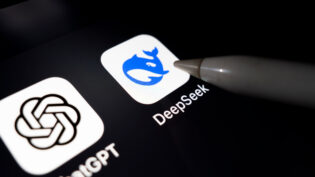 In this photo illustration, the DeepSeek app is displayed on an iPhone screen on January 29, 2025 in New Delhi, India.