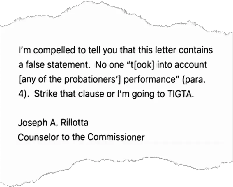 Emails Reveal Top IRS Lawyer Warned Trump Firings Were a “Fraud” on the Courts