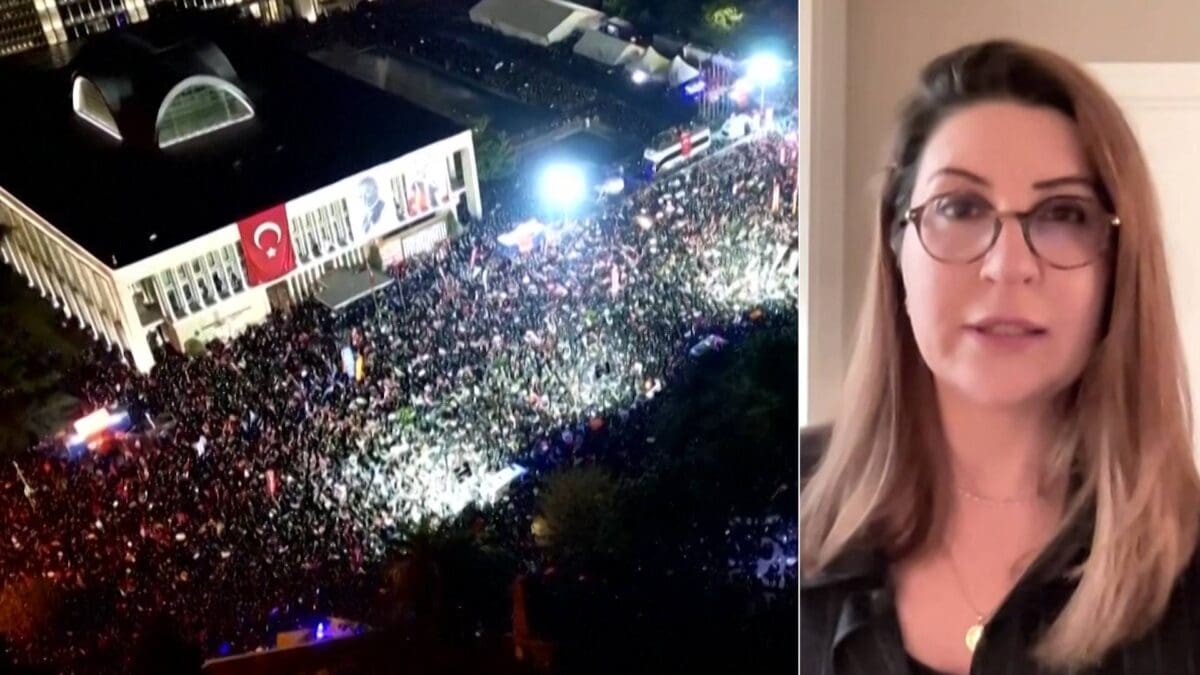 Full Interview: Ezgi Basaran on Mass Protests in Turkey, Musk Blocking Anti-Erdoğan Accounts & More