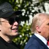 President Donald Trump and Tesla CEO Elon Musk speak to the press at the White House on March 11.