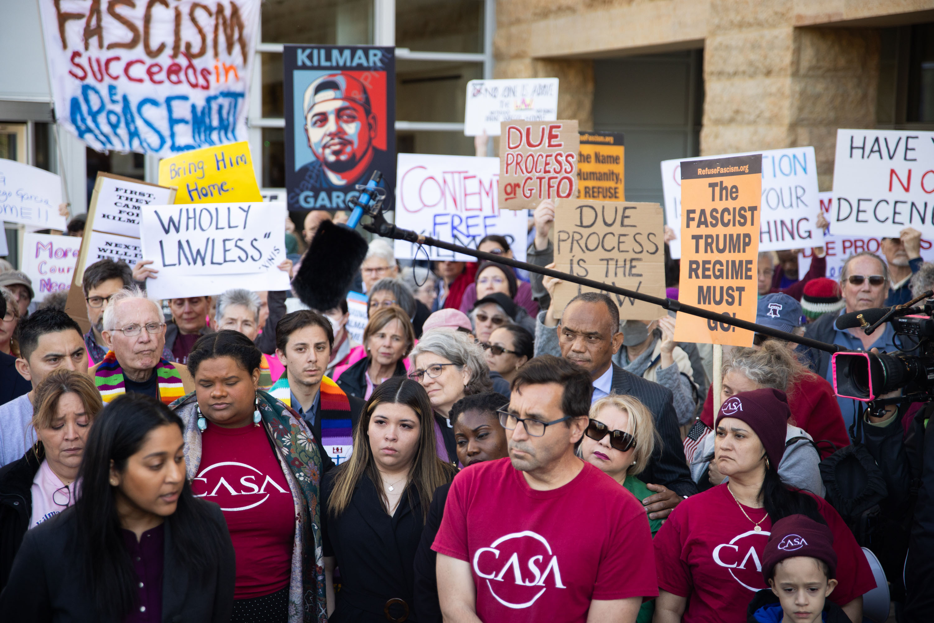 Advocates for immigrant victims of domestic violence condemn White House ‘political theater’