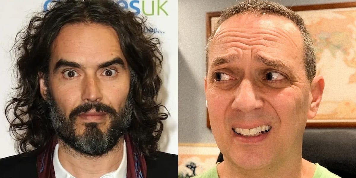 MAGA Hero Russell Brand Charged With Rape and Sexual Assault in the UK