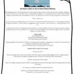 Open Letter to the U.S. Military: Remember Your Oath to Protect Open Letter to the U.S. Military: Remember Your Oath to Protect