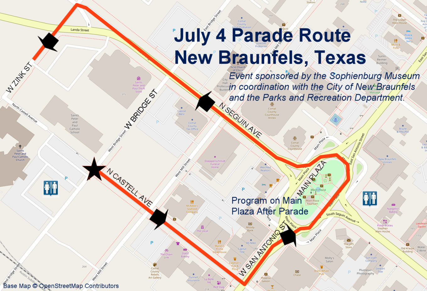 Sophienburg’s 2025 Old Time 4th of July Parade