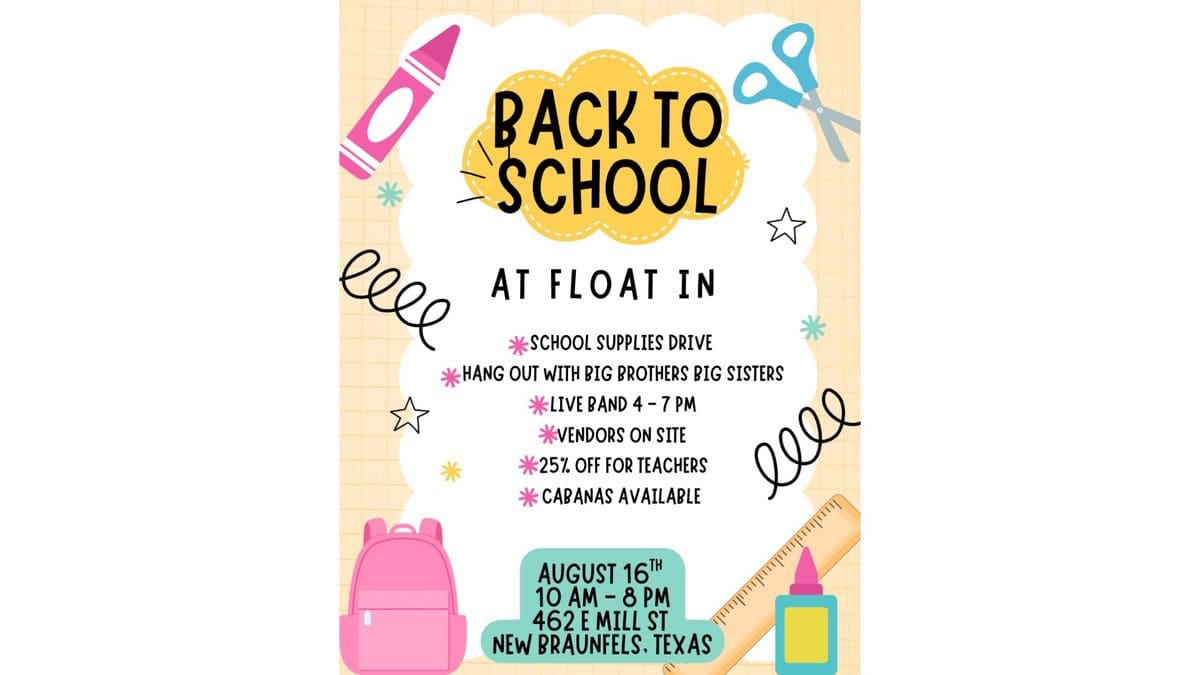 Back to School Bash at Float In