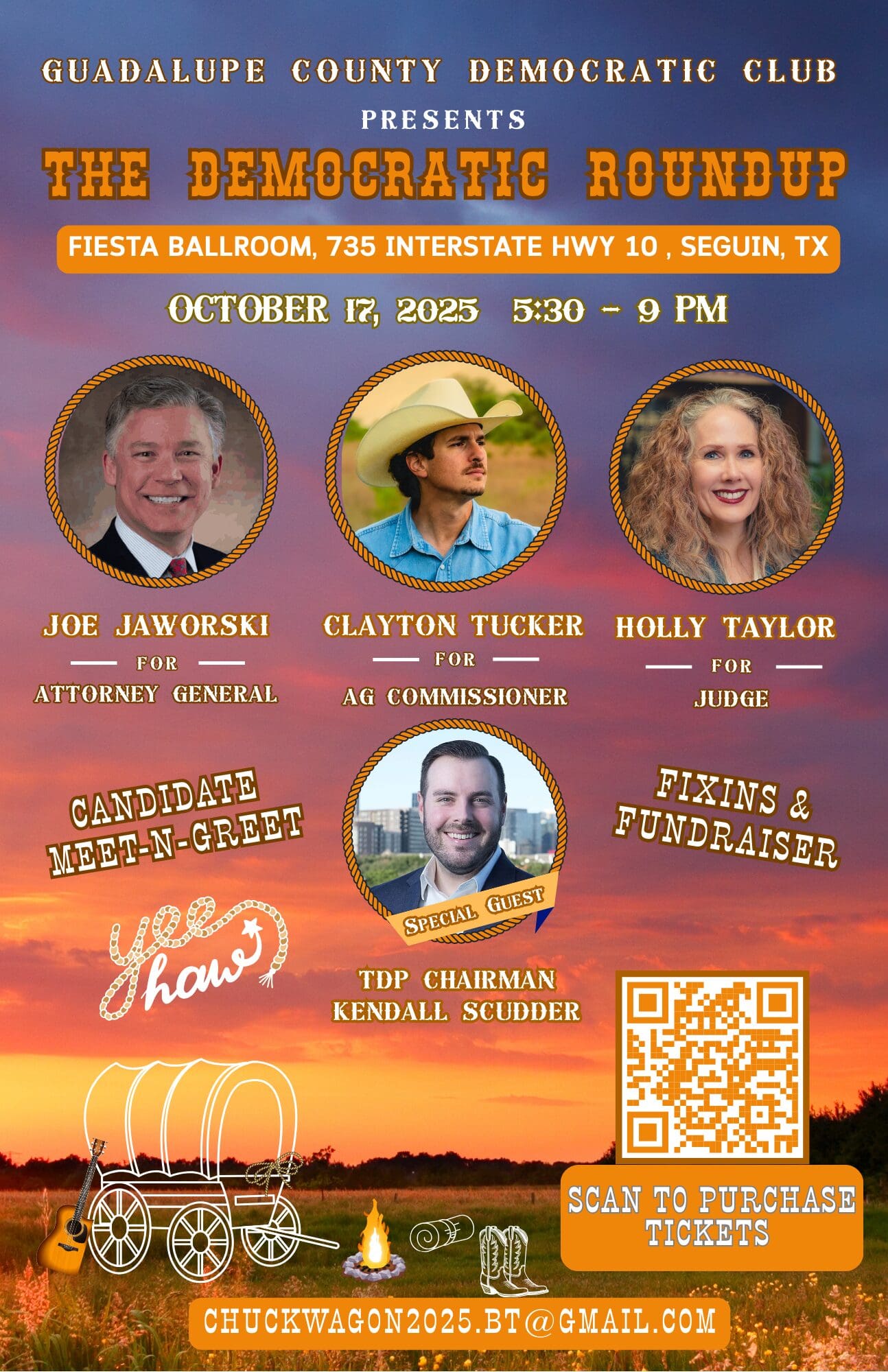 Join the Texas Progressive Caucus for The Chuckwagon Roundup