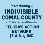 Indivisible Comal County – Legal Notice