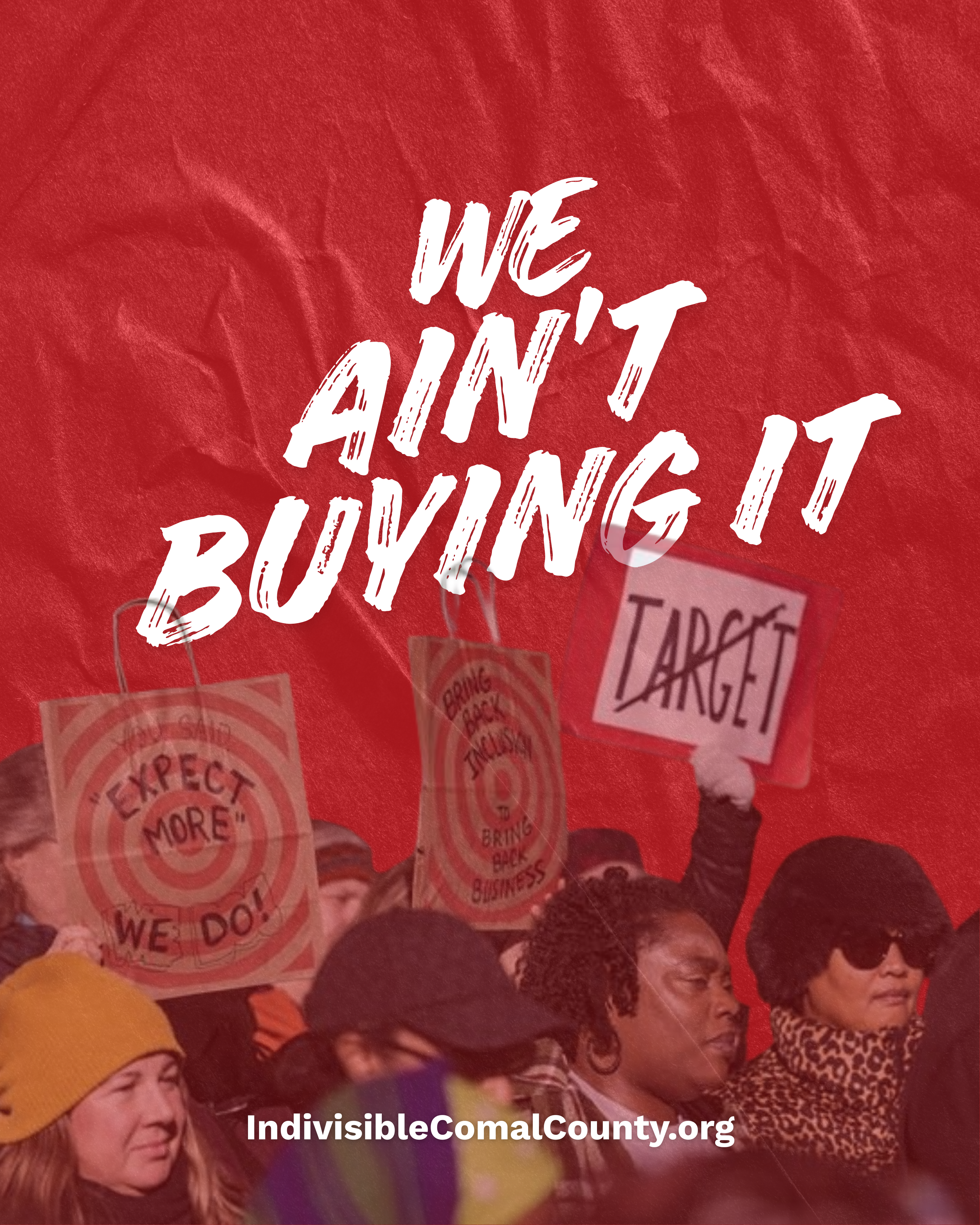 Join ICC Black Friday – Cyber Monday to say – We Ain’t Buying it!