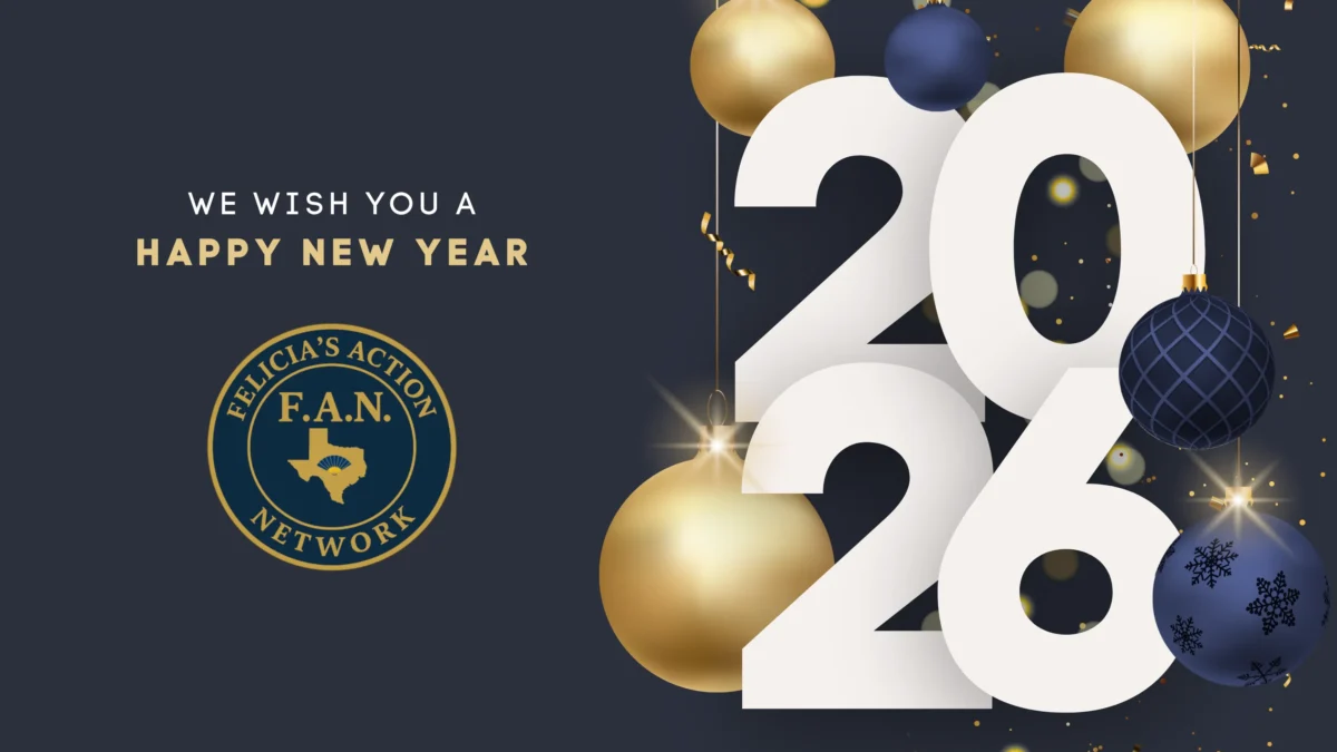 Happy New Year from Felicia’s Action Network Happy New Year from Felicia’s Action Network
