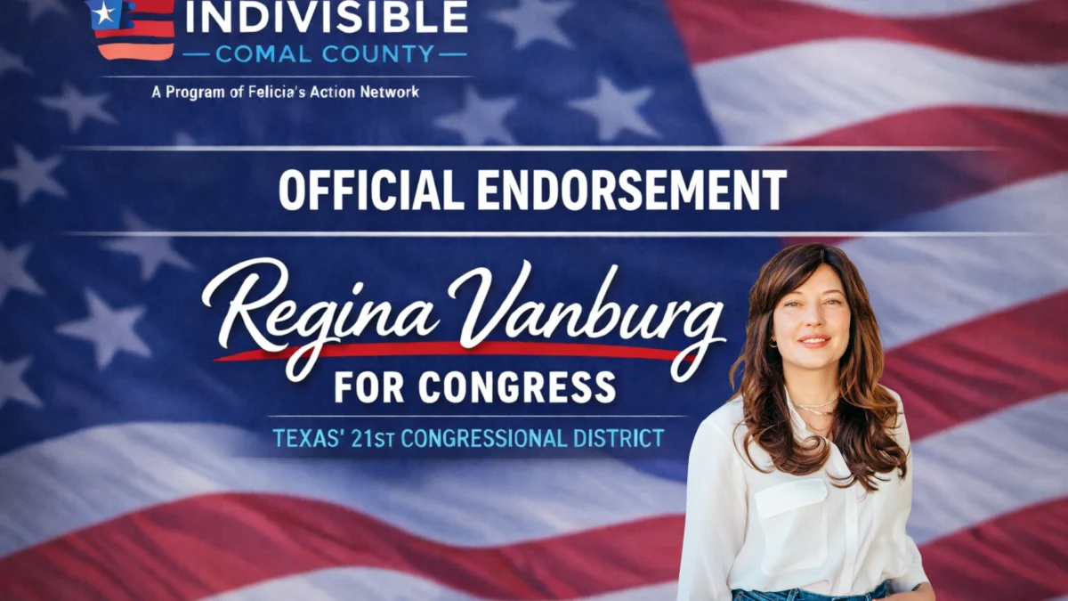 Felicia’s Action Network Endorses Regina Vanburg for Congress Felicia’s Action Network Endorses Regina Vanburg for Congress