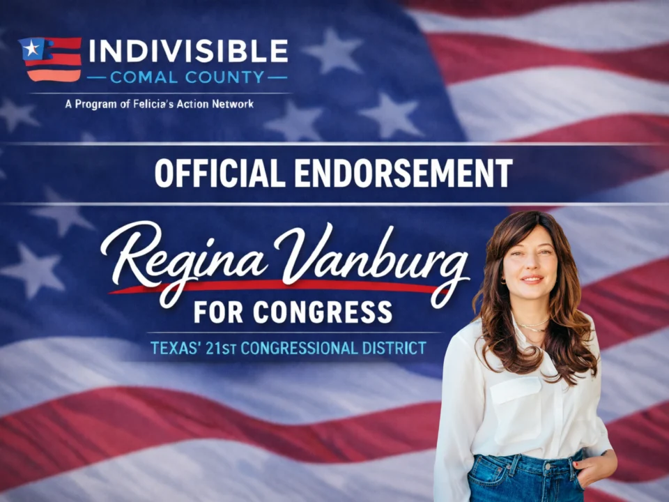Felicia’s Action Network Endorses Regina Vanburg for Congress Felicia’s Action Network Endorses Regina Vanburg for Congress