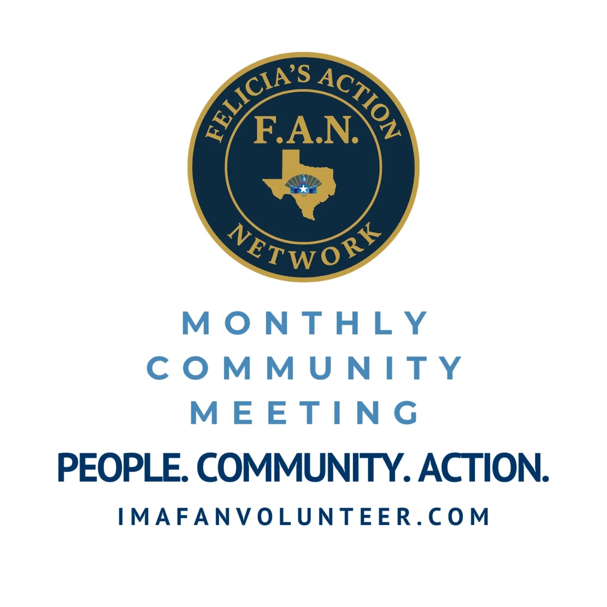 F.A.N. May Monthly Community Meeting | New Braunfels