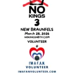 No Kings 3 NBTX Volunteers, Organizers & Team Leads Needed