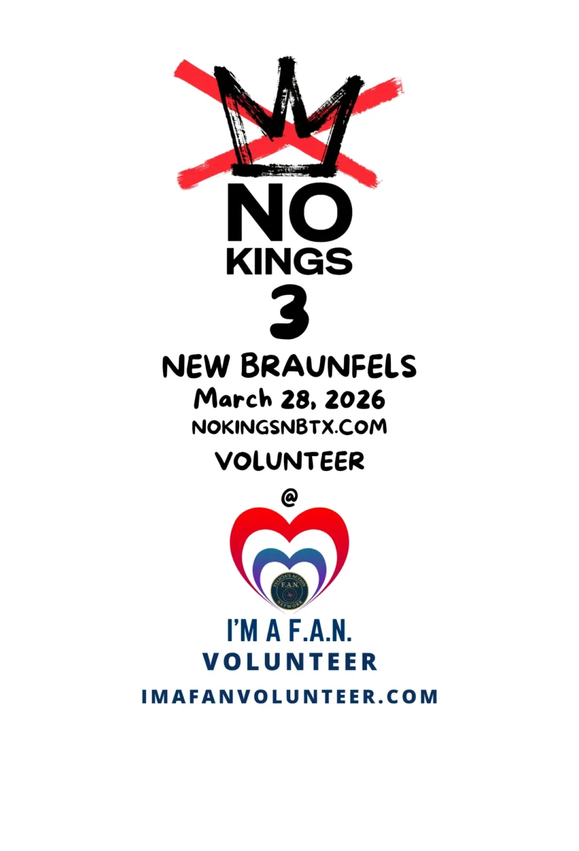 No Kings 3 NBTX Volunteers, Organizers & Team Leads Needed