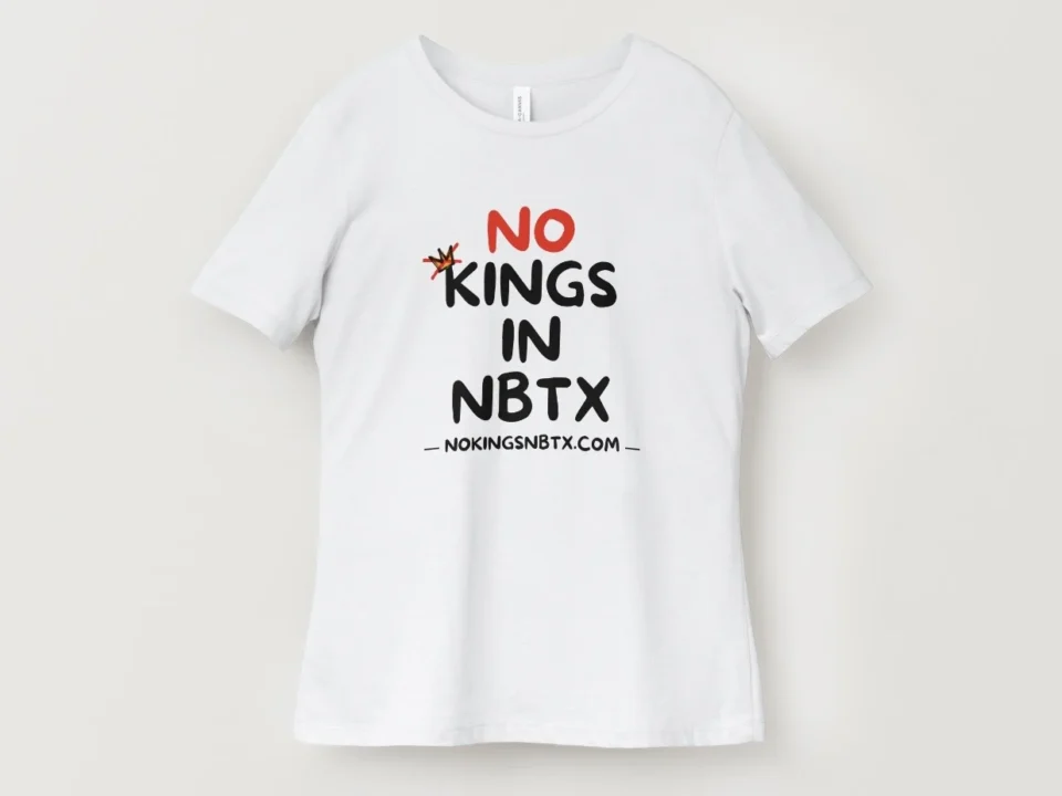 No Kings NBTX Rally Shirts Now Available – Order by March 13